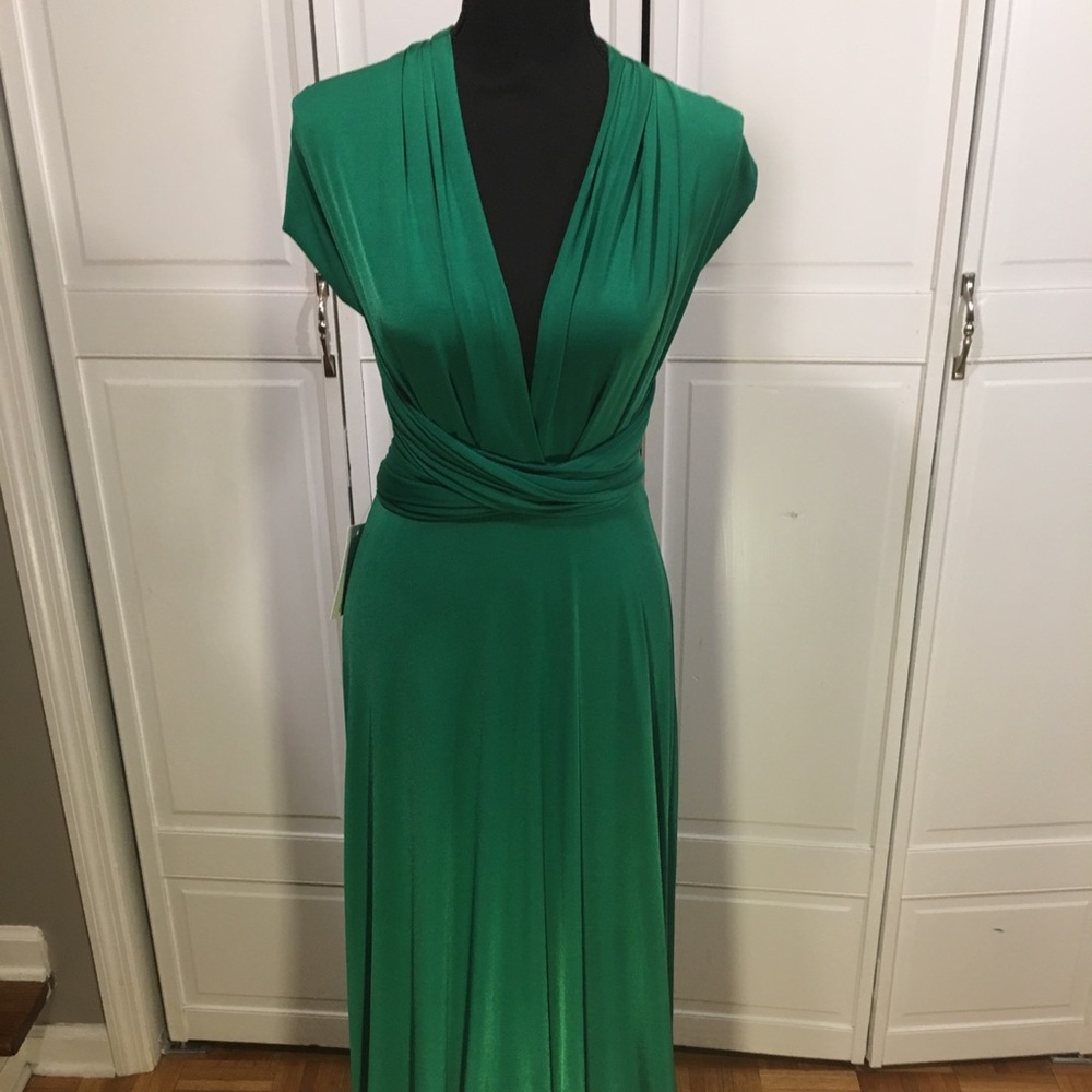 Kelly Green Transformer Dress